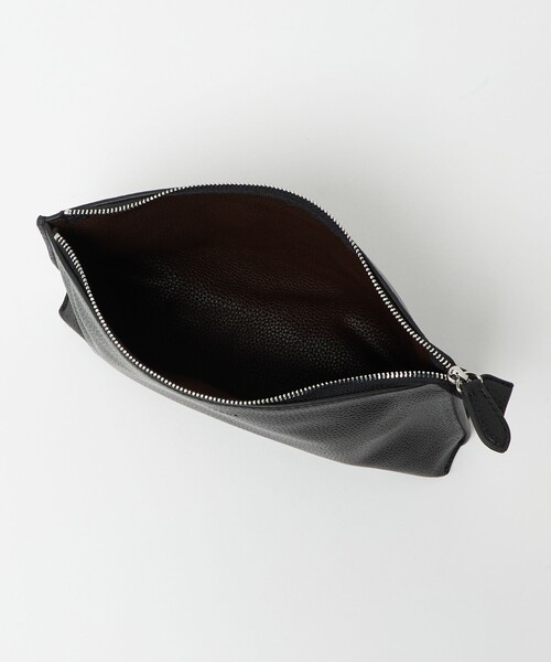 UNITED ARROWS（ユナイテッドアローズ）の「レザーライク ポーチ M（ポーチ・メンズ・ブラック/オリーブ/ダークグレー/ネイビー・FREE）」の9枚目の写真