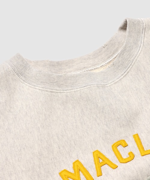 BOW WOW（バウワウ）の「ST. MACLAREN UNIV. SWEATSHIRT AGED（スウェット・メンズ・オートミール・L/XL）」の3枚目の写真