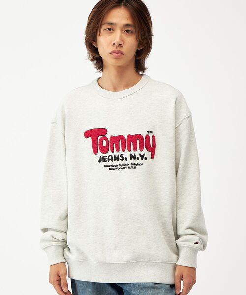 セール】リラックスブークレロゴスウェット（スウェット）｜TOMMY