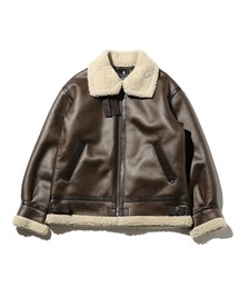 Valley Apparel(バレーアパレル)のB-3 フェイクムートンジャケット(ミリタリージャケット)