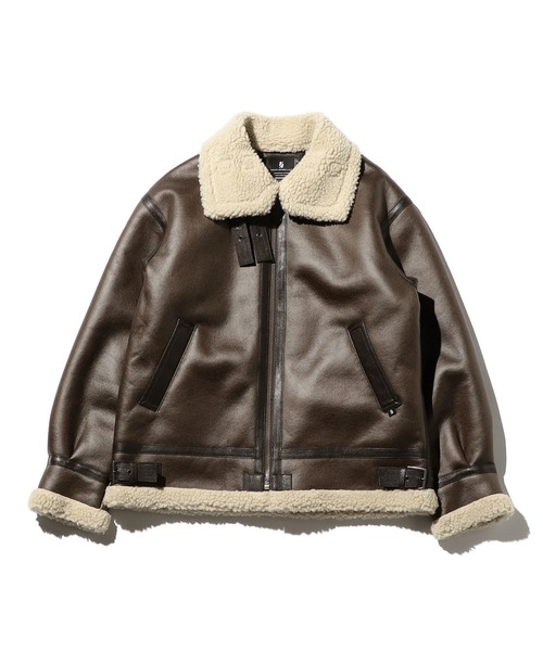 セール】B-3 フェイクムートンジャケット（ミリタリージャケット