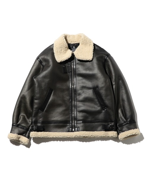 セール】B-3 フェイクムートンジャケット/フライトジャケット