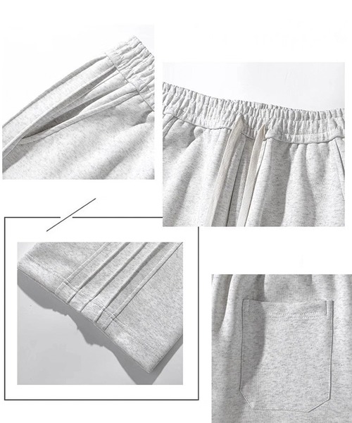 CALIFORNIA OUTFITTERS(カリフォルニア アウトフィッターズ)の「10D49-KR サイドピンタック トラックパンツ(スウェットパンツ・メンズ・オートミール/ブラック・L/M)」の11枚目の写真