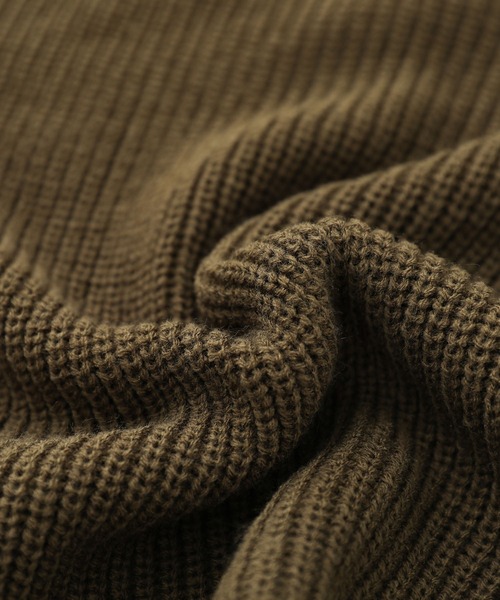 n'OrLABEL（ノアールレーベル）の「『変形ドルマン配色ニット』（ニット/セーター・レディース・カーキ・FREE）」の20枚目の写真