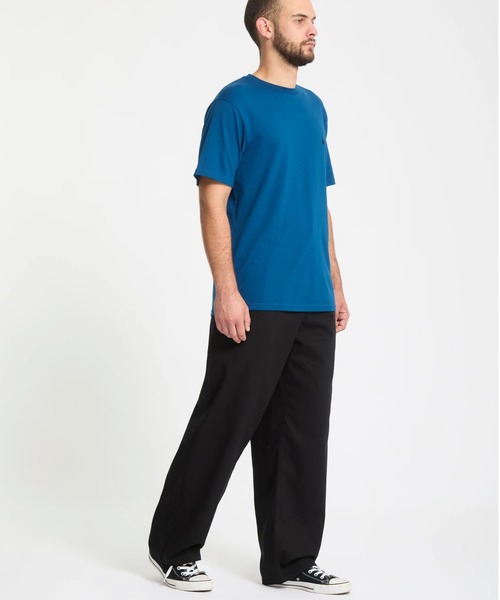 VOLCOM(ボルコム)の「VOLCOM BAGGOS PLEAT PANT/ボルコムバギーチノパンツ(その他パンツ・メンズ・ブラック・32inch/30inch/34inch/36inch)」の3枚目の写真