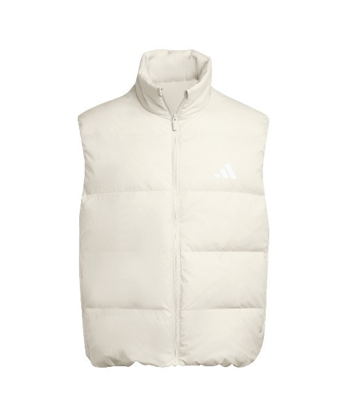 adidas（アディダス）の「アディダス adidas エッセンシャルズ クライマウォーム スリーストライプス パファー ダウン ベスト（ダウンベスト・メンズ・ブラック/オフホワイト・S/L/LL/3L/M）」の7枚目の写真