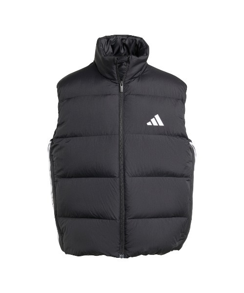 adidas（アディダス）の「アディダス adidas エッセンシャルズ クライマウォーム スリーストライプス パファー ダウン ベスト（ダウンベスト・メンズ・ブラック/オフホワイト・S/L/LL/3L/M）」の12枚目の写真