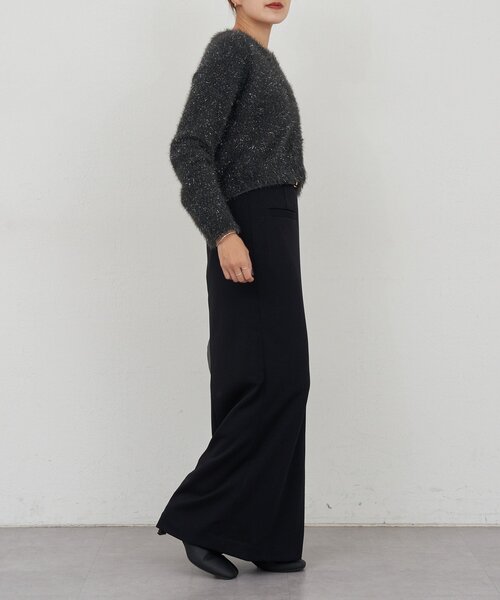 SHENERY（シーナリー）の「ラメシャギーニットカーデ（カーディガン/ボレロ・レディース・グレー系その他/ブラウン/ライトグレー・FREE）」の4枚目の写真