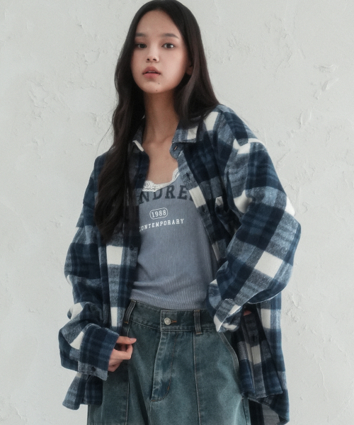 AVANDRESS(アバンドレス )の「Tyler Check Shirt BEIGE(シャツ/ブラウス・メンズ・Beige・MEDIUM/LARGE/X-LARGE)」の3枚目の写真