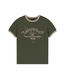 VTG Ink Ringer Top (Khaki)