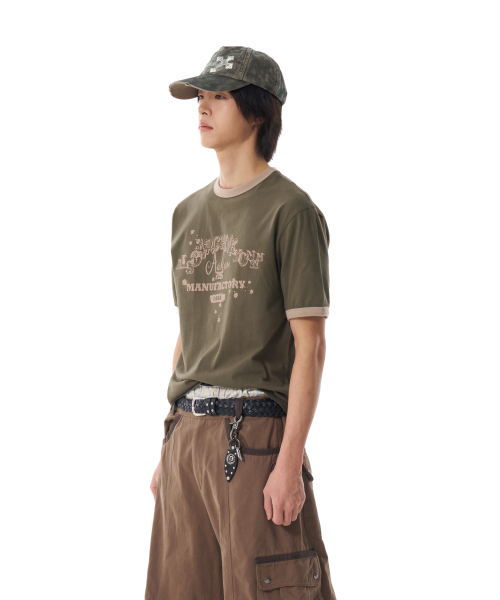 AAKAM（アーカム）の「VTG Ink Ringer Top (Khaki)（Tシャツ/カットソー・レディース・その他・2/1）」の4枚目の写真