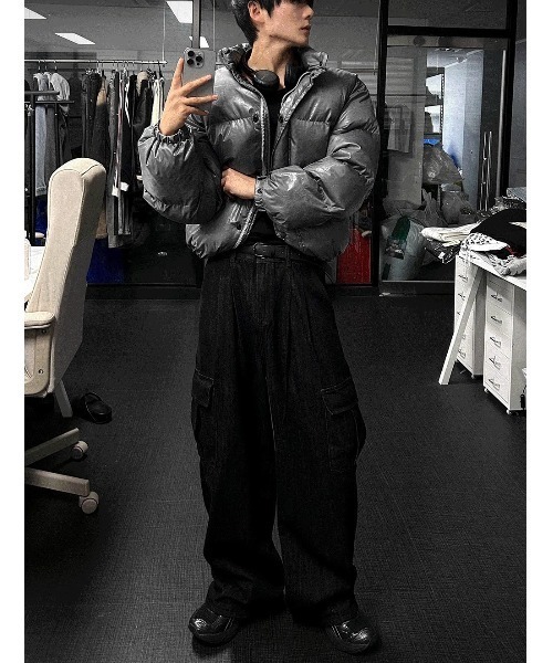 COSYHARU（コシハル）の「キオフコシハルパディングジャケット（ダウンジャケット/コート・メンズ・シルバー・FREE）」の8枚目の写真