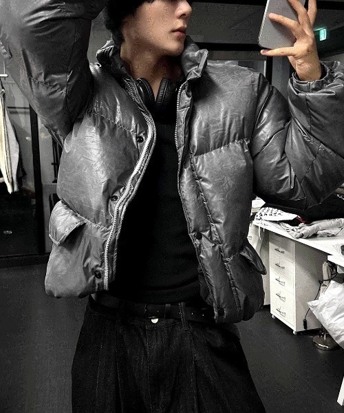 COSYHARU（コシハル）の「キオフコシハルパディングジャケット（ダウンジャケット/コート・メンズ・シルバー・FREE）」の7枚目の写真