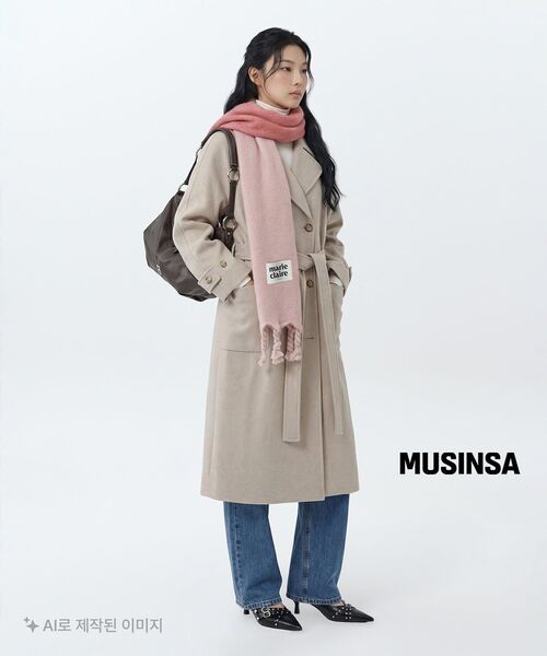 MUSINSA STANDARD WOMAN（ムシンサスタンダードウーマン）の「ウィメンズ ローライズ ワイドデニムパンツ [ミディアムインディゴ]（デニムパンツ・レディース・その他・30/24/25/26/27/28/29）」の9枚目の写真