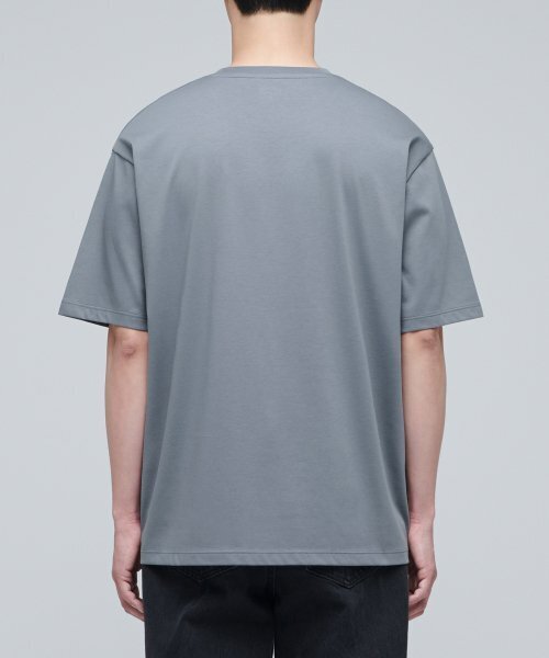 MUSINSA STANDARD（ムシンサスタンダード）の「スーピマリラックスドクルーネックTシャツ[グレー]（Tシャツ/カットソー・メンズ・その他・SMALL/MEDIUM/LARGE/X-LARGE）」の3枚目の写真