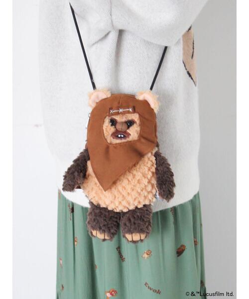 ehka sopo(エヘカソポ)の「STARWARS/ショルダーポーチ(ハンドバッグ・レディース・ブラウン・F)」の8枚目の写真