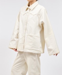 yuumiARIA（ユウミアリア）の「CORDUROY EMBROIDERY SHIRT　コーデュロイ エンブロイダリーシャツ（シャツ/ブラウス）」