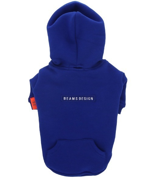 BEAMS DESIGN(ビームス デザイン)の「BEAMS DESIGN/スタンダードロゴパーカー(ペットウェア・メンズ・ブラック/ブルー/グレー・M/L/2L/3L/2M/XS/S)」の3枚目の写真