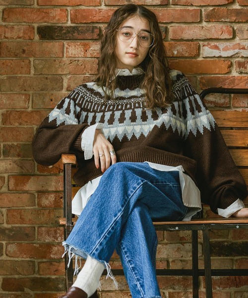 セール】ノルディックガラニット（ニット/セーター）｜GEORGE'S