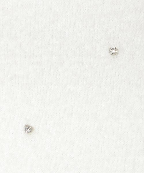 WILLSELECTION（ウィルセレクション）の「パールビジューフェザーニットトップス（ニット/セーター・レディース・オフホワイト/ブルー/ブラック/ボルドー・FREE）」の14枚目の写真