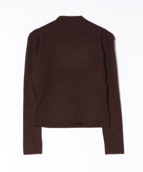 STAY MOTION（ステイモーション）の「【WEB限定】フロントリボンハイネックニットトップス［韓国ファッション ガーリー］（ニット/セーター・レディース・チャコールグレー/アイボリー/ブラック/ブラウン/ボルドー・F）」の19枚目の写真