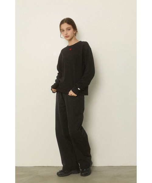 セール】Logo Long Sleeve Tee /裏毛素材 ロングスリーブトップス（T