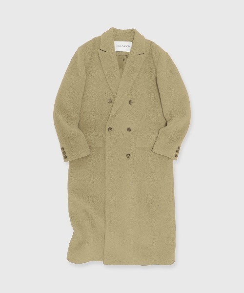 JOSE MOON(ジョゼムーン)の「CLASSIC DUBLE COAT/クラシックダブルコート(チェスターコート・レディース・グレー/ブラック/イエロー系その他/ブラウン系その他・36/38)」の3枚目の写真