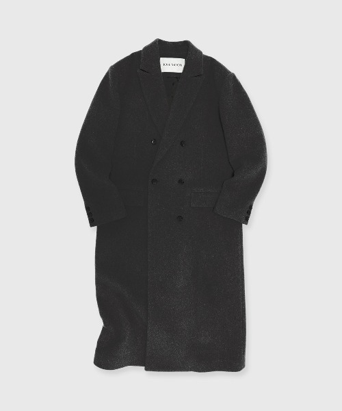 JOSE MOON(ジョゼムーン)の「CLASSIC DUBLE COAT/クラシックダブルコート(チェスターコート・レディース・グレー/ブラック/イエロー系その他・36/38)」の2枚目の写真