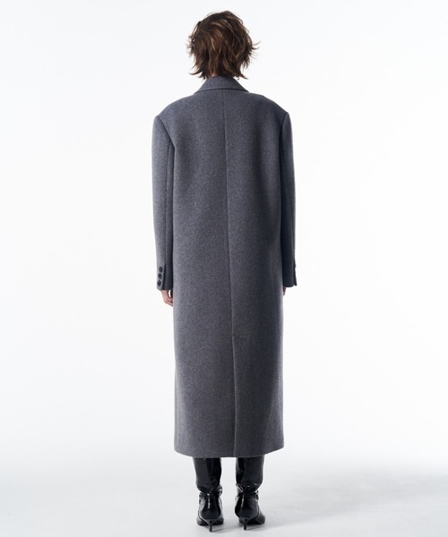 JOSE MOON(ジョゼムーン)の「CLASSIC DUBLE COAT/クラシックダブルコート(チェスターコート・レディース・グレー/ブラック/イエロー系その他・36/38)」の20枚目の写真
