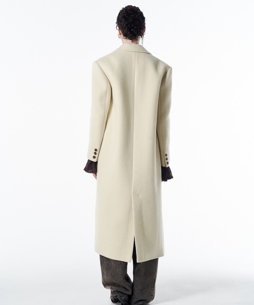 JOSE MOON(ジョゼムーン)の「CLASSIC DUBLE COAT/クラシックダブルコート(チェスターコート・レディース・グレー/ブラック/イエロー系その他・36/38)」の15枚目の写真