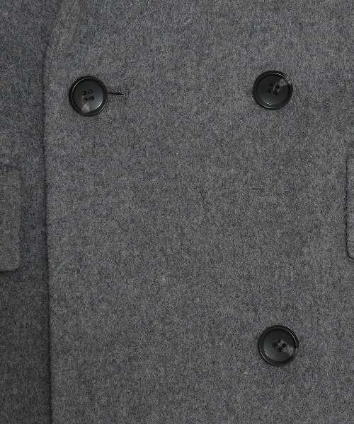 JOSE MOON(ジョゼムーン)の「CLASSIC DUBLE COAT/クラシックダブルコート(チェスターコート・レディース・グレー/ブラック/イエロー系その他・36/38)」の8枚目の写真