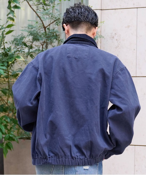 CavariA(キャバリア)の「『CavariA/キャバリア』ダックジップJKT(ブルゾン・メンズ・キャメル/ネイビー・M/L)」の5枚目の写真