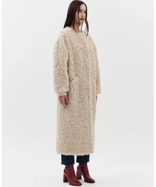 jakke（ジャッキー）の「ARC COAT（その他アウター・レディース・クリーム/ブラウン・S）」の13枚目の写真