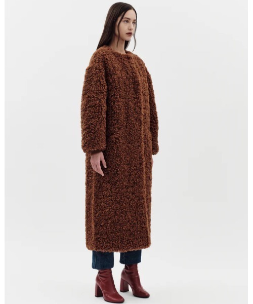 jakke（ジャッキー）の「ARC COAT（その他アウター・レディース・クリーム/ブラウン・S）」の3枚目の写真