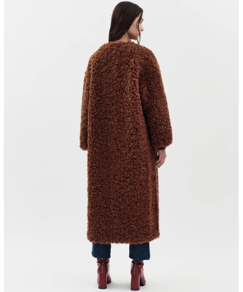 jakke（ジャッキー）の「ARC COAT（その他アウター・レディース・クリーム/ブラウン・S）」の5枚目の写真