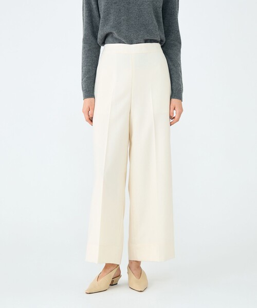 BALLSEY(ボールジィ)の「ミリングツイル セミワイドパンツ(その他パンツ・レディース・ネイビー/ホワイト/グレー・38/36/34/32)」の5枚目の写真