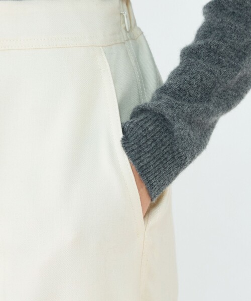 BALLSEY(ボールジィ)の「ミリングツイル セミワイドパンツ(その他パンツ・レディース・ネイビー/ホワイト/グレー・38/36/34/32)」の10枚目の写真