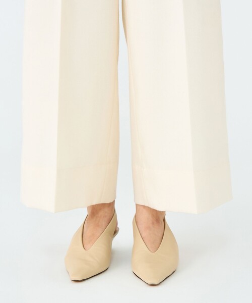 BALLSEY(ボールジィ)の「ミリングツイル セミワイドパンツ(その他パンツ・レディース・ネイビー/ホワイト/グレー・38/36/34/32)」の12枚目の写真