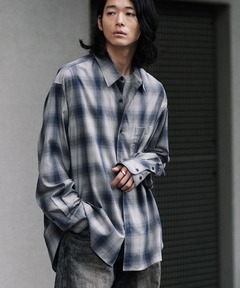 WAIPER×TOWN CRAFT OMBRE SHIRTS WAIPER×TOWN CRAFT 60´s OMBRE SHIRTS XXL