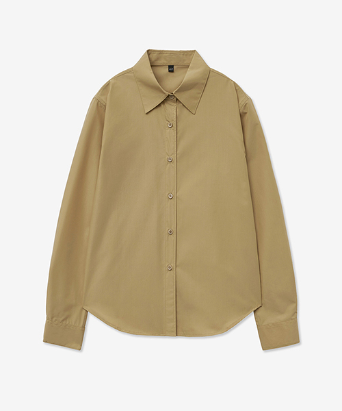LADY VOLUME(レディーボリューム)の「CLASSIC LINE BASIC SHIRT_BEIGE(シャツ/ブラウス・レディース・その他・SMALL/MEDIUM)」の2枚目の写真