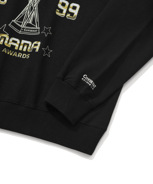 COVERNAT（カバーナット）の「[カバーナット x 2024 MAMA AWARDS] グラフィックスウェット ブラック（スウェット・レディース・その他・SMALL/MEDIUM/LARGE）」の5枚目の写真