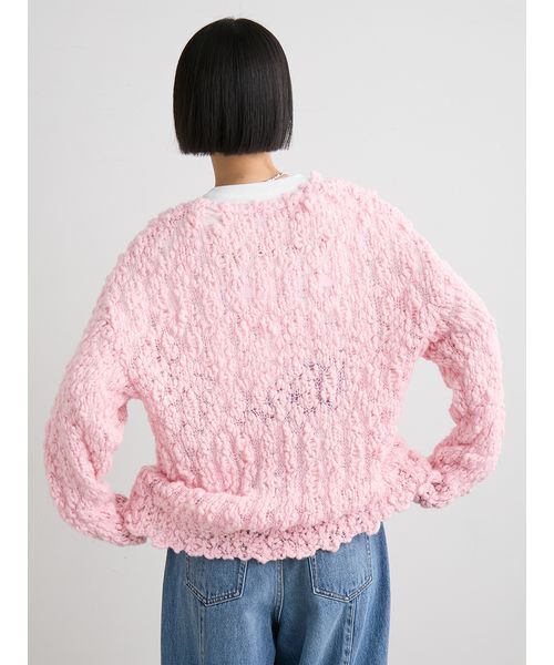 オーバーサイズVネックチャンキーニット（ニット/セーター