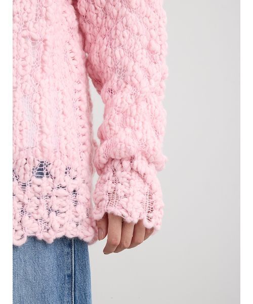 オーバーサイズVネックチャンキーニット（ニット/セーター