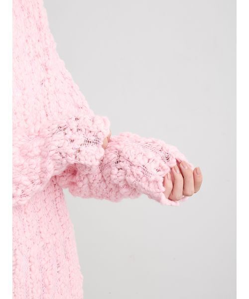 オーバーサイズVネックチャンキーニット（ニット/セーター