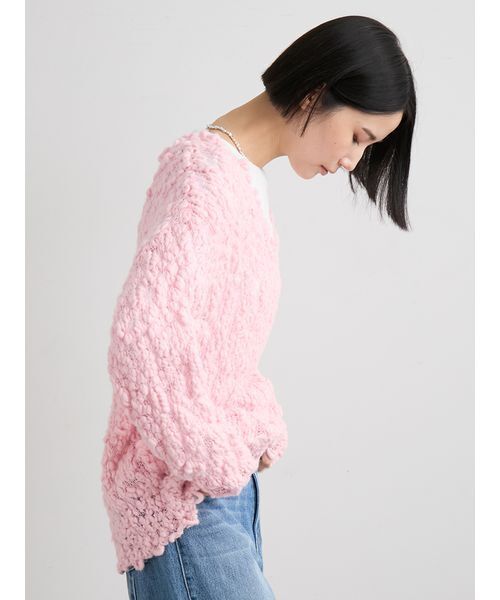 オーバーサイズVネックチャンキーニット（ニット/セーター