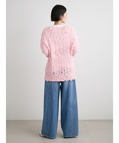 オーバーサイズVネックチャンキーニット（ニット/セーター