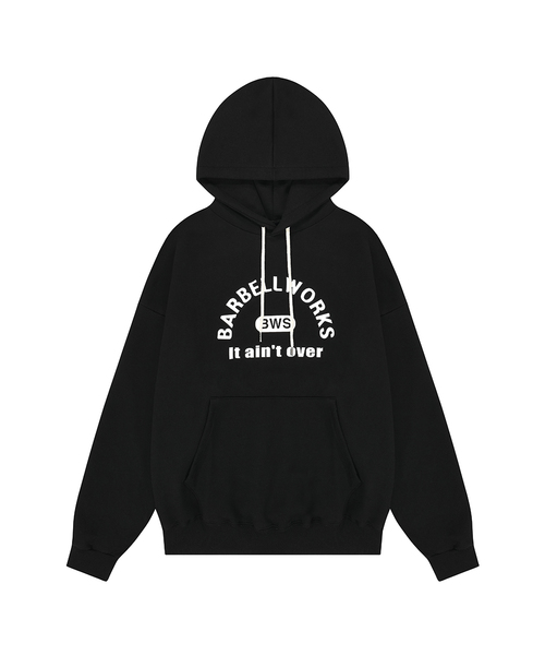 BARBELLWORKS(バーベルワークス)の「アーチロゴフードパーカー(パーカー・メンズ・ブラック/グレー・LARGE/X-LARGE)」の1枚目の写真