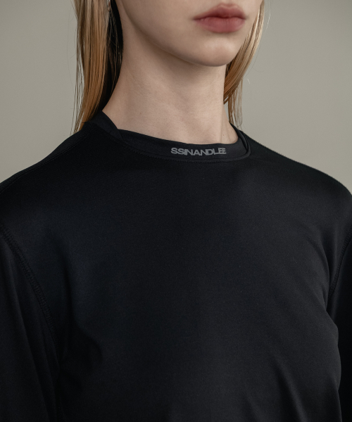 SSIN AND LEE(シンアンドリー)の「(W) アクティブロングスリーブジャージトップ ブラック(Tシャツ/カットソー・レディース・その他・F)」の10枚目の写真