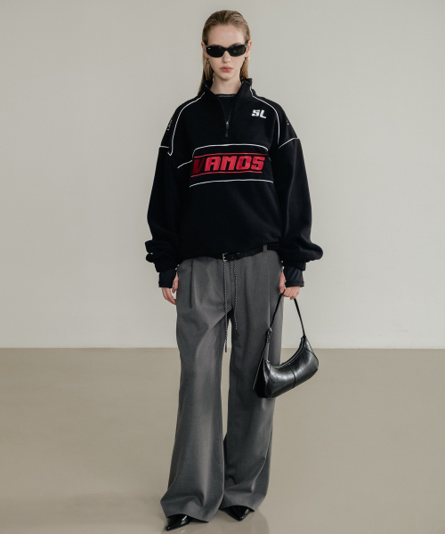SSIN AND LEE(シンアンドリー)の「(W) アクティブロングスリーブジャージトップ ブラック(Tシャツ/カットソー・レディース・その他・F)」の2枚目の写真