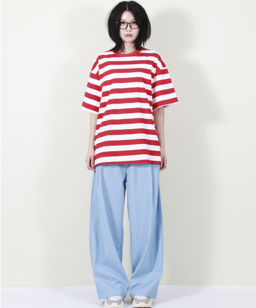 DEMARC(ドゥマーク)の「VINTAGE DENIM WIDE PANTS LIGHT BLUE(スラックス・レディース・その他・MEDIUM/LARGE)」の7枚目の写真